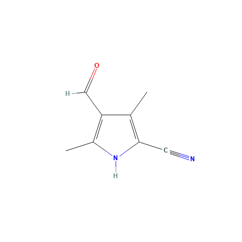 4-formyl-3,5-dimethyl-1H-pyrrole-2-carbonitrile (CAS: 524035-96-9) - Related Chemical Product
