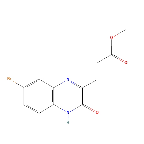methyl 3-(7-bromo-3-oxo-4H-quinoxalin-2-yl)propanoate (CAS: 1309365-55-6) - Related Chemical Product
