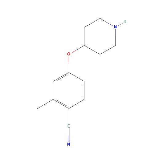 2-methyl-4-piperidin-4-yloxybenzonitrile (CAS: 1164178-52-2) - Related Chemical Product