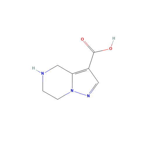 4,5,6,7-tetrahydropyrazolo[1,5-a]pyrazine-3-carboxylic acid (CAS: 1240482-96-5) - Related Chemical Product