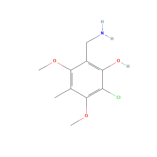 2-(aminomethyl)-6-chloro-3,5-dimethoxy-4-methylphenol (CAS: 38946-47-3) - Related Chemical Product