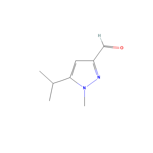 1-methyl-5-propan-2-ylpyrazole-3-carbaldehyde (CAS: 154927-04-5) - Related Chemical Product