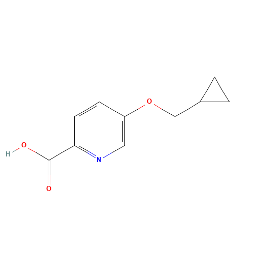 5-(cyclopropylmethoxy)pyridine-2-carboxylic acid (CAS: 1266787-40-9) - Related Chemical Product