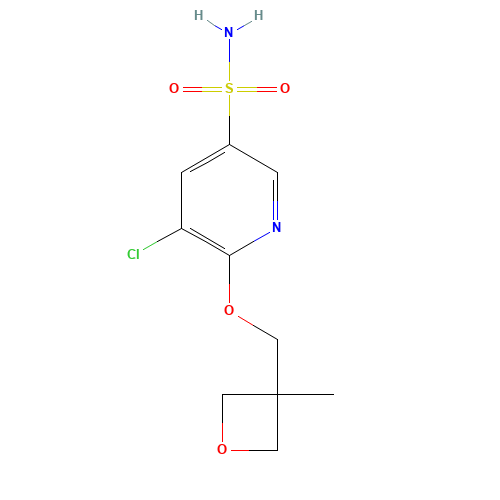 5-chloro-6-[(3-methyloxetan-3-yl)methoxy]pyridine-3-sulfonamide (CAS: 1257048-66-0) - Related Chemical Product