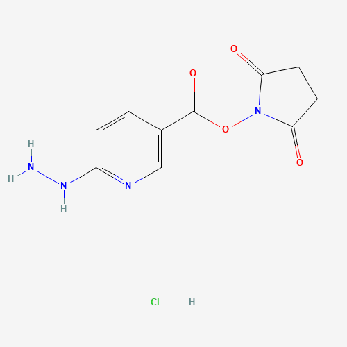 (2,5-dioxopyrrolidin-1-yl) 6-hydrazinylpyridine-3-carboxylate;hydrochloride (CAS: 133081-27-3) - Related Chemical Product