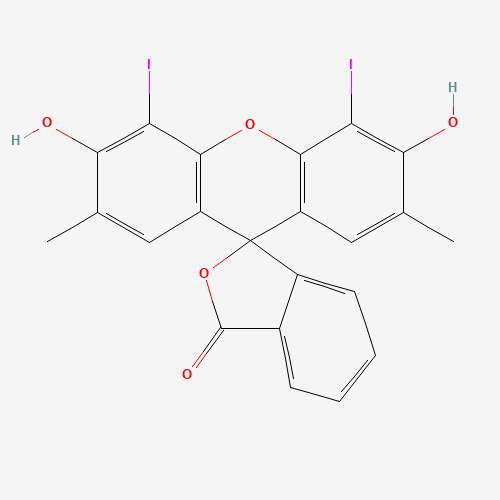 3',6'-dihydroxy-4',5'-diiodo-2',7'-dimethylspiro[2-benzofuran-3,9'-xanthene]-1-one (CAS: 28213-82-3) - Related Chemical Product