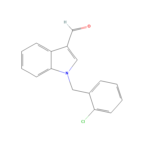 1-[(2-chlorophenyl)methyl]indole-3-carbaldehyde (CAS: 90815-00-2) - Related Chemical Product