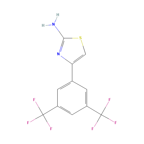 4-[3,5-bis(trifluoromethyl)phenyl]-1,3-thiazol-2-amine (CAS: 284665-40-3) - Related Chemical Product