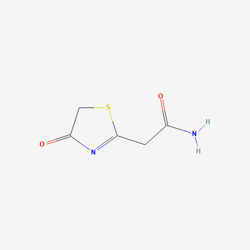2-(4-oxo-1,3-thiazol-2-yl)acetamide (CAS: 87947-93-1) - Chemical Structure and Molecular Formula 