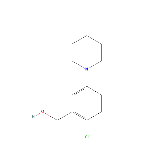 [2-chloro-5-(4-methylpiperidin-1-yl)phenyl]methanol (CAS: 1242315-82-7) - Related Chemical Product