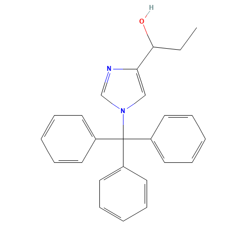 1-(1-tritylimidazol-4-yl)propan-1-ol (CAS: 62256-51-3) - Related Chemical Product