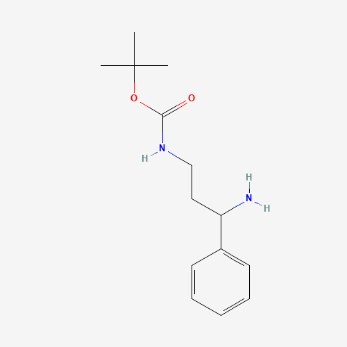 tert-butyl N-(3-amino-3-phenylpropyl)carbamate (CAS: 943321-68-4) - Related Chemical Product
