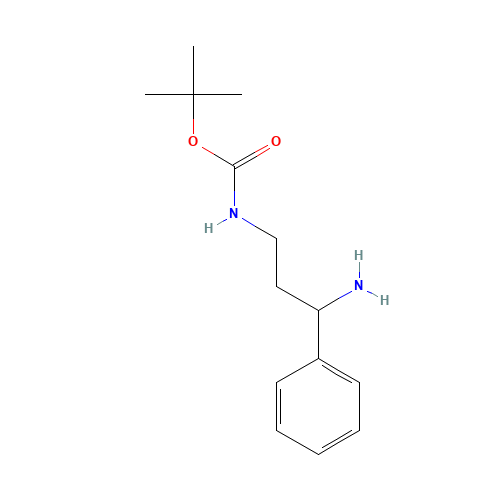 tert-butyl N-(3-amino-3-phenylpropyl)carbamate (CAS: 943321-68-4) - Related Chemical Product