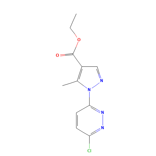 ethyl 1-(6-chloropyridazin-3-yl)-5-methylpyrazole-4-carboxylate (CAS: 303144-30-1) - Related Chemical Product