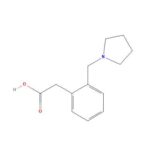 2-[2-(pyrrolidin-1-ylmethyl)phenyl]acetic acid (CAS: 933717-24-9) - Related Chemical Product