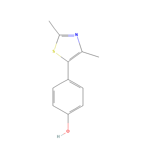 4-(2,4-dimethyl-1,3-thiazol-5-yl)phenol (CAS: 1215280-40-2) - Related Chemical Product