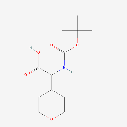 2-[(2-methylpropan-2-yl)oxycarbonylamino]-2-(oxan-4-yl)acetic acid (CAS: 182287-49-6) - Related Chemical Product