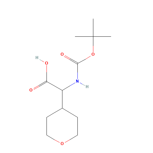 2-[(2-methylpropan-2-yl)oxycarbonylamino]-2-(oxan-4-yl)acetic acid (CAS: 182287-49-6) - Related Chemical Product
