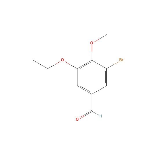 3-bromo-5-ethoxy-4-methoxybenzaldehyde (CAS: 81805-97-2) - Related Chemical Product