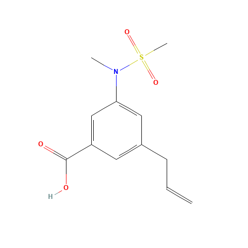 3-[methyl(methylsulfonyl)amino]-5-prop-2-enylbenzoic acid (CAS: 847157-50-0) - Related Chemical Product
