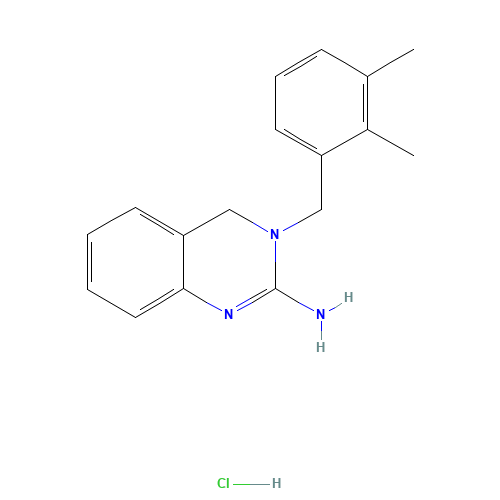 3-[(2,3-dimethylphenyl)methyl]-4H-quinazolin-2-amine;hydrochloride (CAS: 75063-99-9) - Related Chemical Product