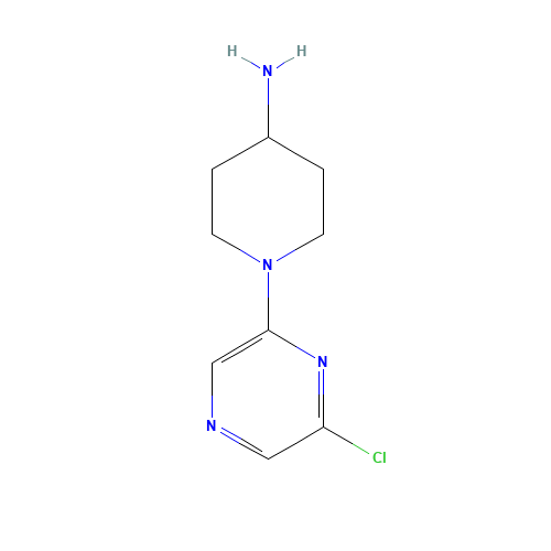 1-(6-chloropyrazin-2-yl)piperidin-4-amine (CAS: 80959-08-6) - Related Chemical Product