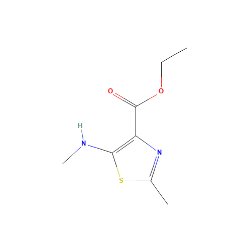 ethyl 2-methyl-5-(methylamino)-1,3-thiazole-4-carboxylate (CAS: 128242-99-9) - Related Chemical Product