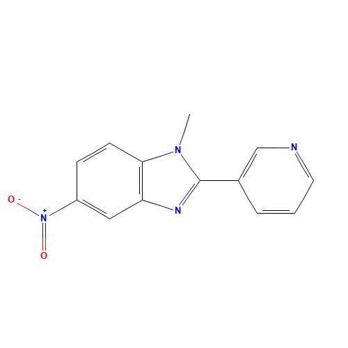 1-methyl-5-nitro-2-pyridin-3-ylbenzimidazole (CAS: 548739-21-5) - Related Chemical Product