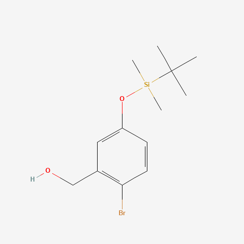 [2-bromo-5-[tert-butyl(dimethyl)silyl]oxyphenyl]methanol (CAS: 906673-48-1) - Related Chemical Product