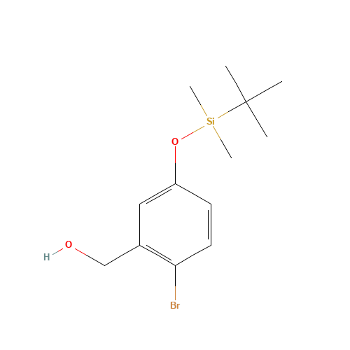 [2-bromo-5-[tert-butyl(dimethyl)silyl]oxyphenyl]methanol (CAS: 906673-48-1) - Related Chemical Product