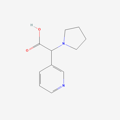 2-pyridin-3-yl-2-pyrrolidin-1-ylacetic acid (CAS: 933760-99-7) - Related Chemical Product