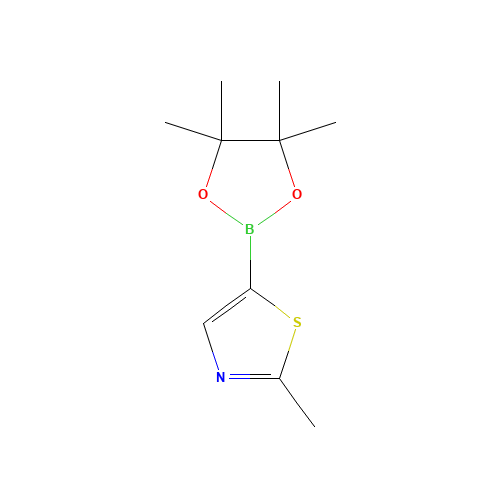 2-methyl-5-(4,4,5,5-tetramethyl-1,3,2-dioxaborolan-2-yl)-1,3-thiazole (CAS: 1218791-01-5) - Related Chemical Product