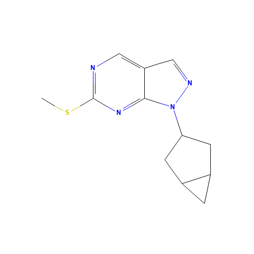 1-(3-bicyclo[3.1.0]hexanyl)-6-methylsulfanylpyrazolo[3,4-d]pyrimidine (CAS: 1365170-02-0) - Related Chemical Product