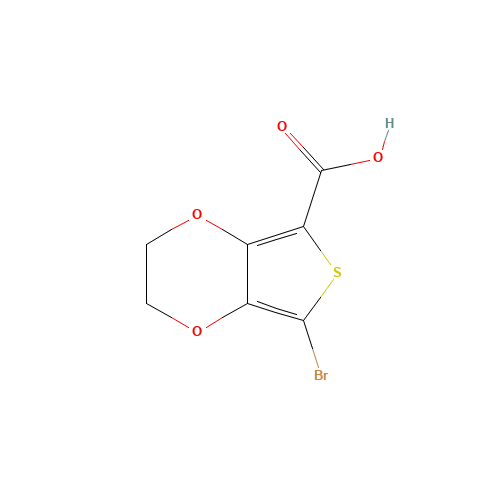 5-bromo-2,3-dihydrothieno[3,4-b][1,4]dioxine-7-carboxylic acid (CAS: 879896-63-6) - Related Chemical Product