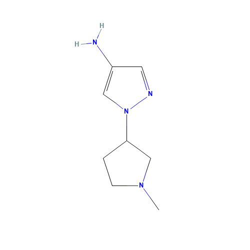 1-(1-methylpyrrolidin-3-yl)pyrazol-4-amine (CAS: 1356953-69-9) - Related Chemical Product