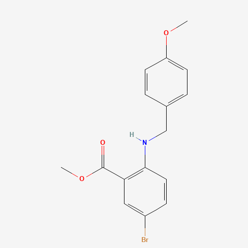 methyl 5-bromo-2-[(4-methoxyphenyl)methylamino]benzoate (CAS: 1263052-18-1) - Related Chemical Product