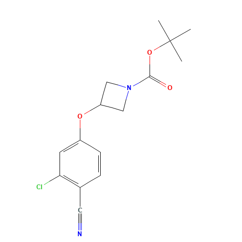 tert-butyl 3-(3-chloro-4-cyanophenoxy)azetidine-1-carboxylate (CAS: 954234-61-8) - Related Chemical Product