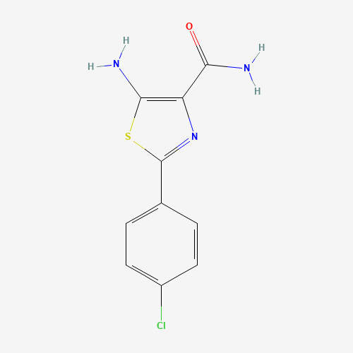 5-amino-2-(4-chlorophenyl)-1,3-thiazole-4-carboxamide (CAS: 1206630-07-0) - Related Chemical Product