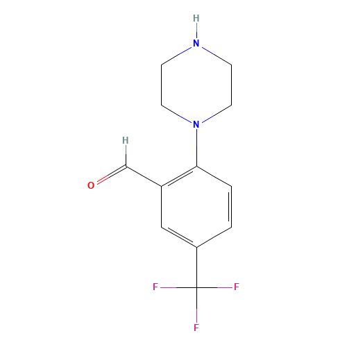 2-piperazin-1-yl-5-(trifluoromethyl)benzaldehyde (CAS: 914347-13-0) - Related Chemical Product