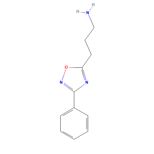 3-(3-phenyl-1,2,4-oxadiazol-5-yl)propan-1-amine (CAS: 41470-96-6) - Related Chemical Product