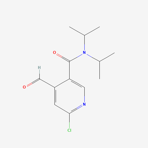 6-chloro-4-formyl-N,N-di(propan-2-yl)pyridine-3-carboxamide (CAS: 905273-88-3) - Related Chemical Product