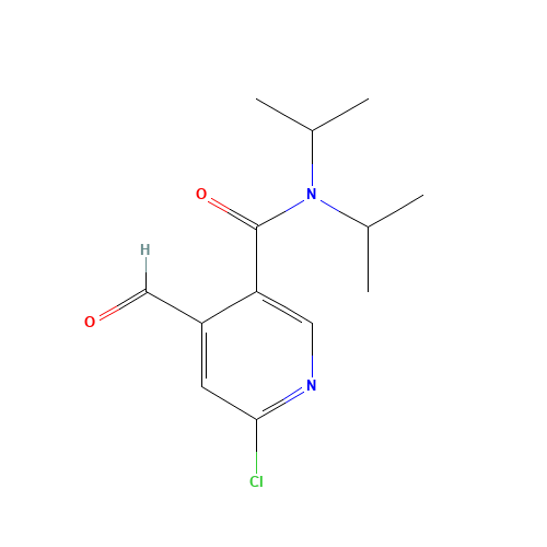 6-chloro-4-formyl-N,N-di(propan-2-yl)pyridine-3-carboxamide (CAS: 905273-88-3) - Related Chemical Product