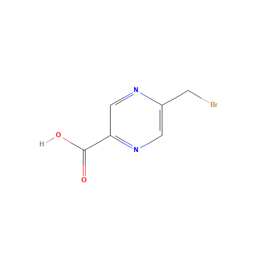 5-(bromomethyl)pyrazine-2-carboxylic acid (CAS: 782434-80-4) - Related Chemical Product