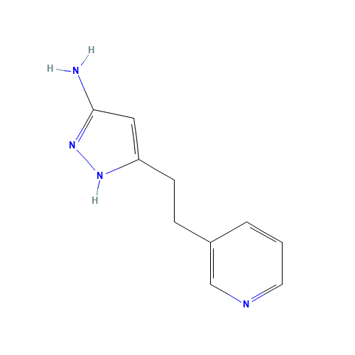 5-(2-pyridin-3-ylethyl)-1H-pyrazol-3-amine (CAS: 1000896-70-7) - Related Chemical Product
