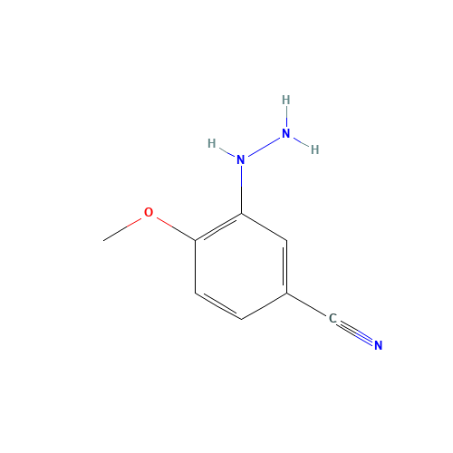 3-hydrazinyl-4-methoxybenzonitrile (CAS: 1388036-46-1) - Related Chemical Product