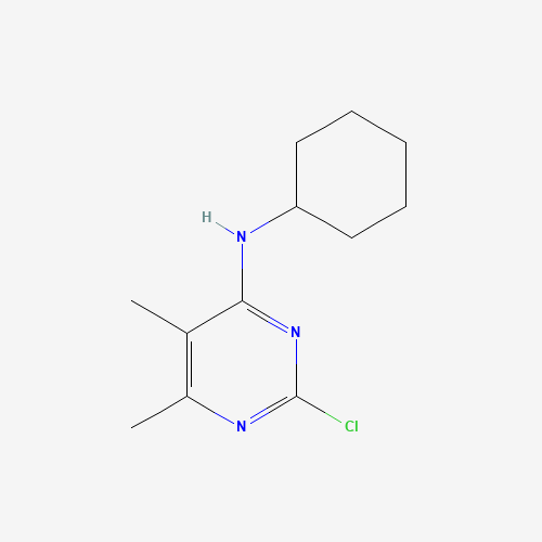 2-chloro-N-cyclohexyl-5,6-dimethylpyrimidin-4-amine (CAS: 1450808-81-7) - Related Chemical Product