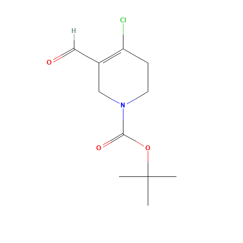 tert-butyl 4-chloro-5-formyl-3,6-dihydro-2H-pyridine-1-carboxylate (CAS: 885275-20-7) - Related Chemical Product