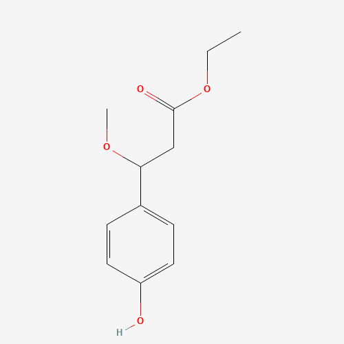 ethyl 3-(4-hydroxyphenyl)-3-methoxypropanoate (CAS: 1353893-67-0) - Related Chemical Product