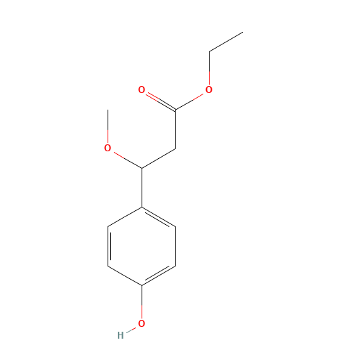 ethyl 3-(4-hydroxyphenyl)-3-methoxypropanoate (CAS: 1353893-67-0) - Related Chemical Product