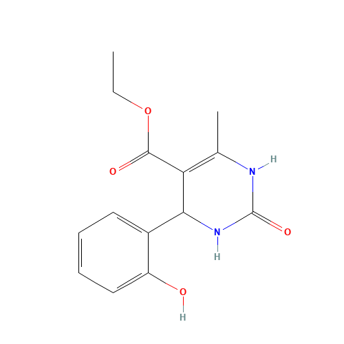 ethyl 4-(2-hydroxyphenyl)-6-methyl-2-oxo-3,4-dihydro-1H-pyrimidine-5-carboxylate (CAS: 5948-68-5) - Related Chemical Product